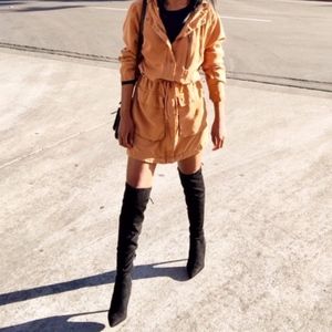 Guess Black Over The Knee High Boots